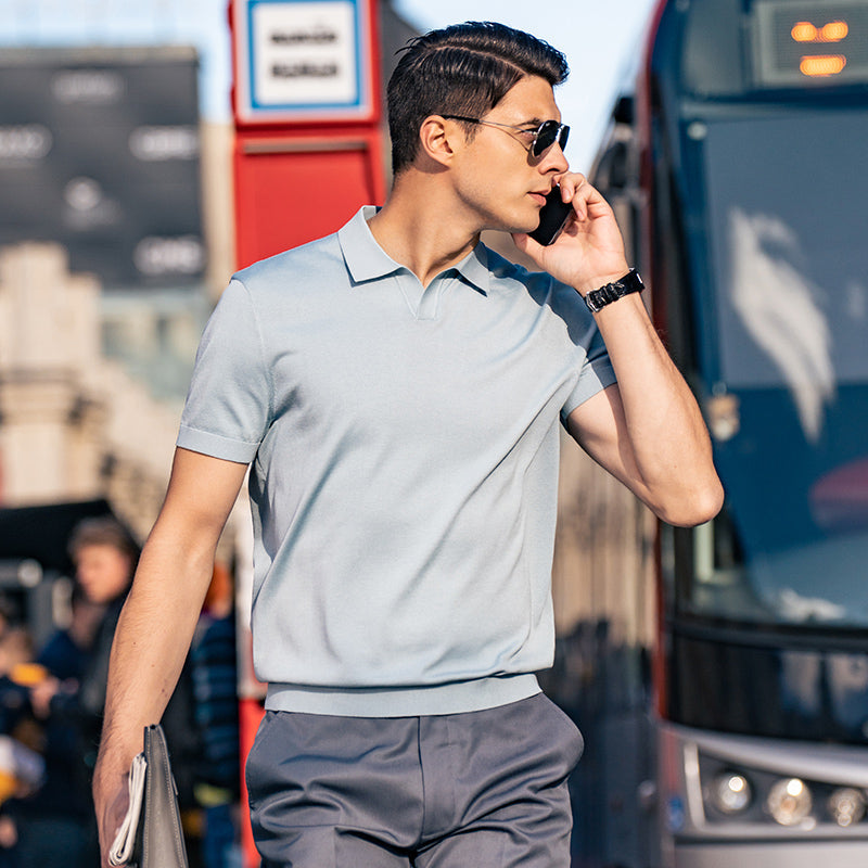 KNIT POLOS