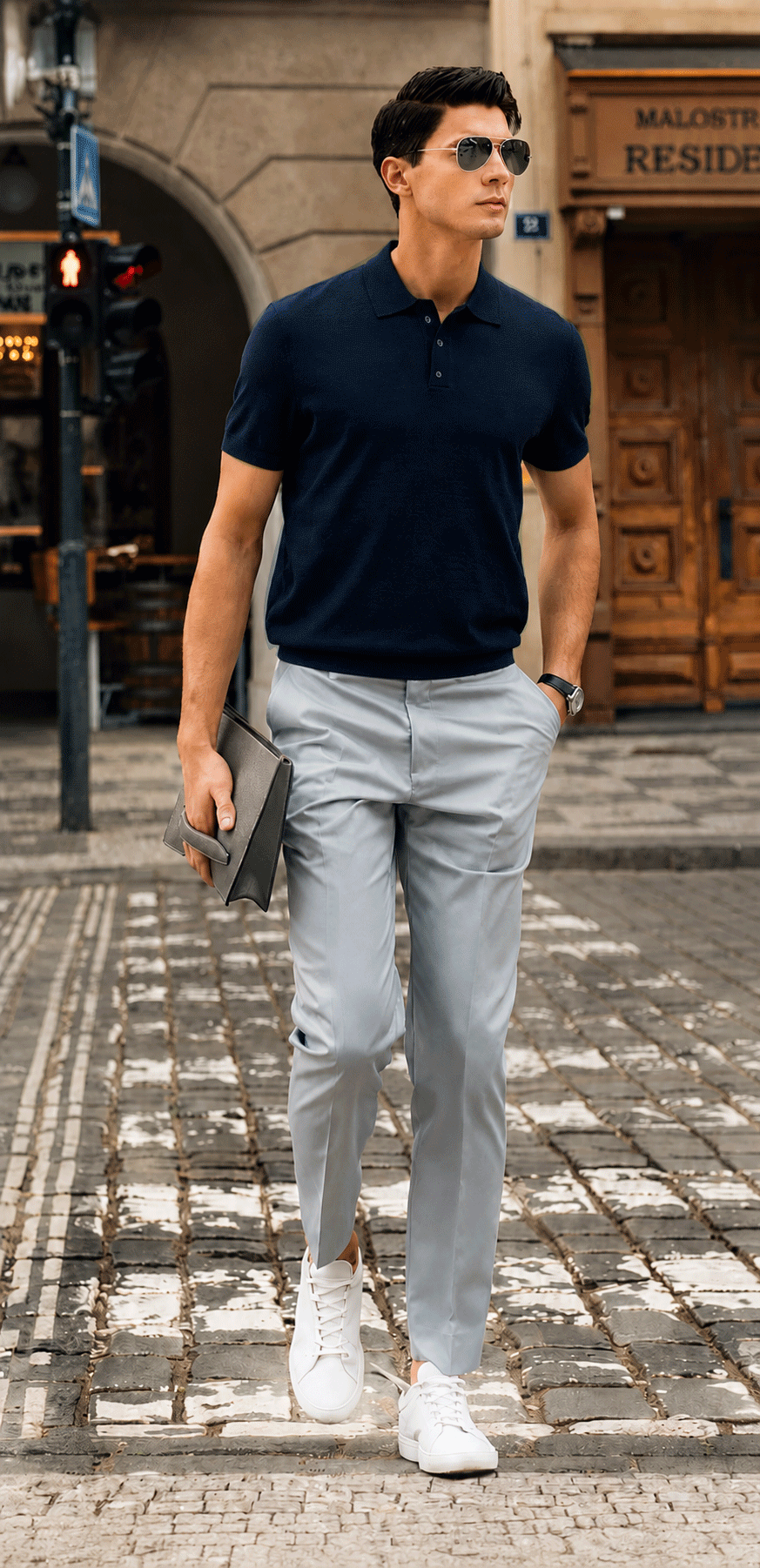 100% Merino Wool Short‑Sleeve Knit T‑Shirt