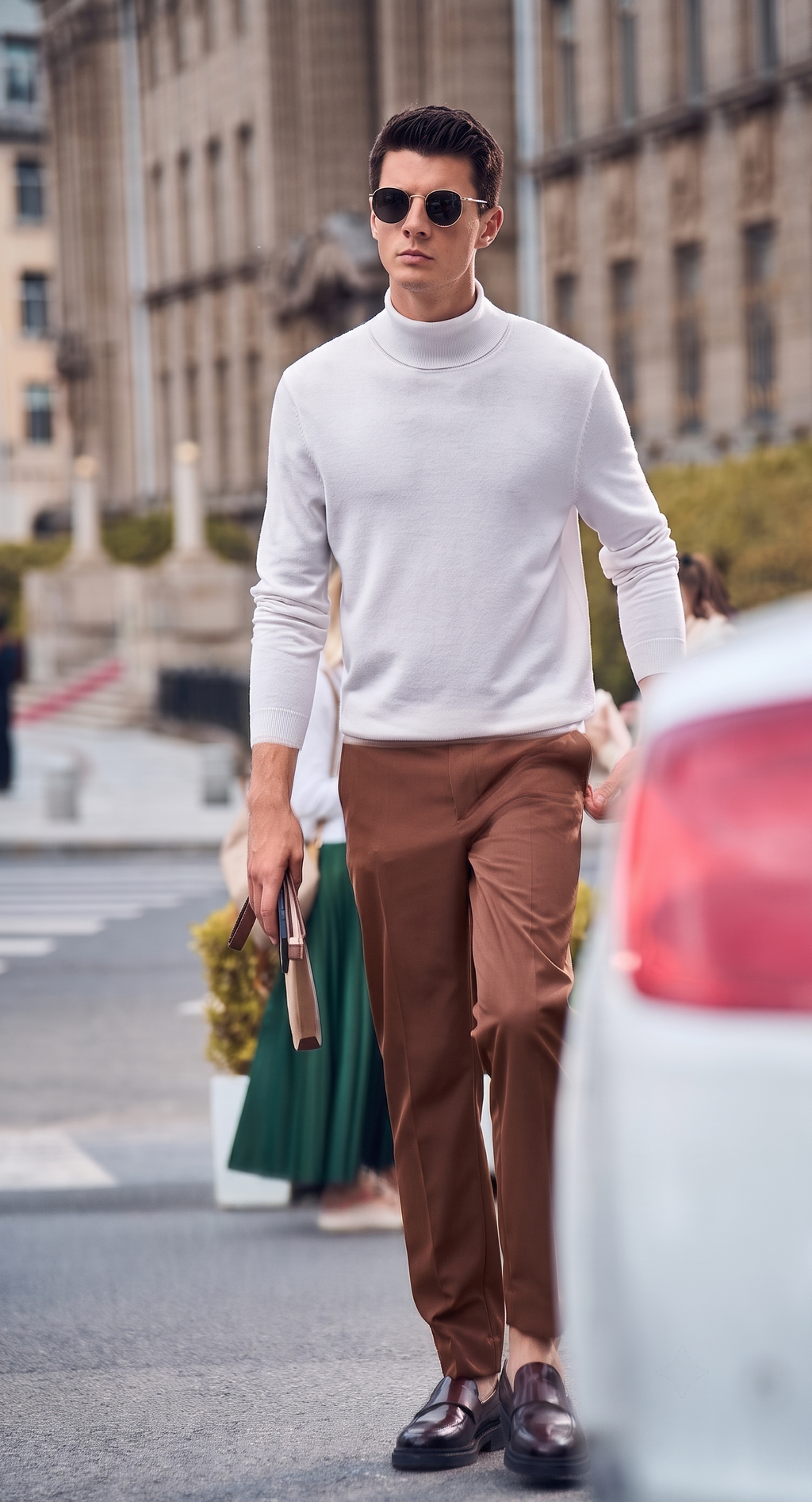 Turtleneck Soft Wool Sweater