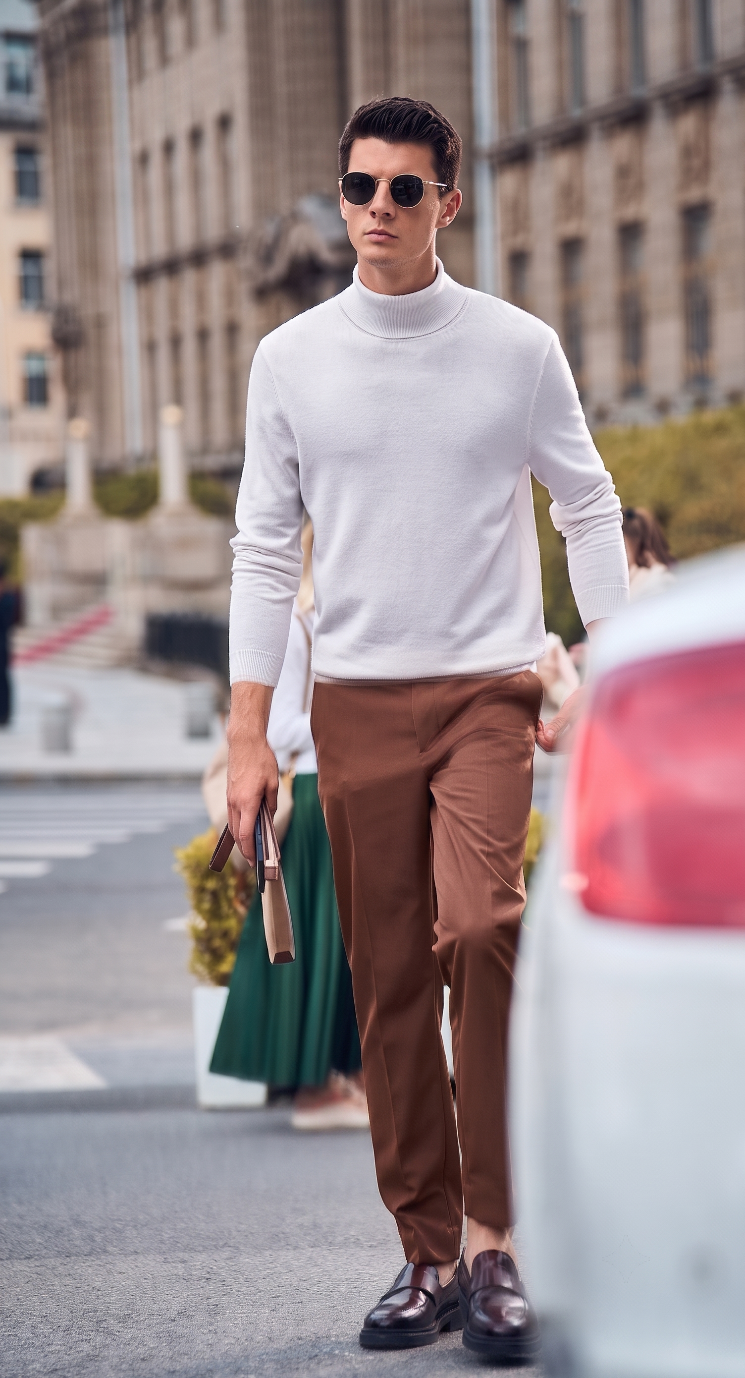 Turtleneck Soft Wool Sweater