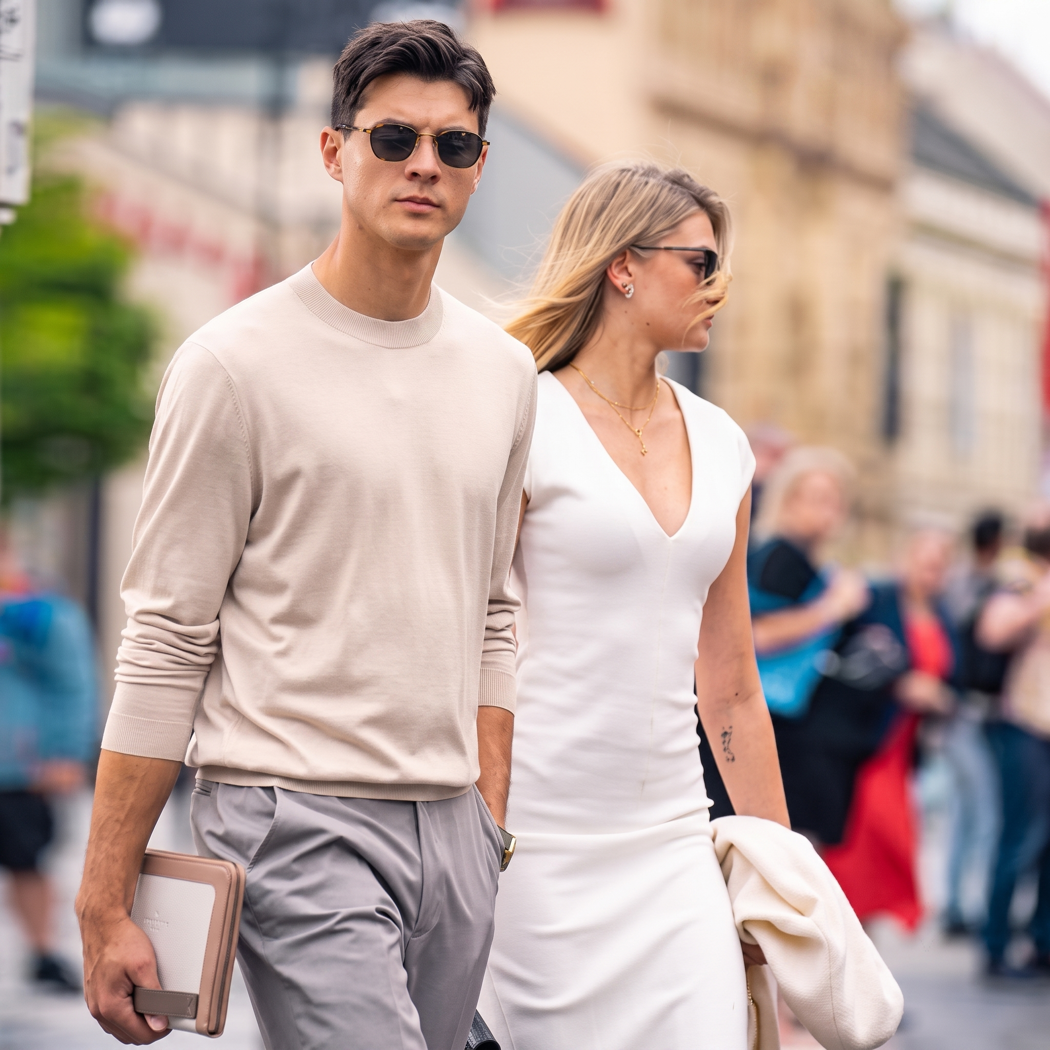Slim Fit All-Season Basic Wool Sweater