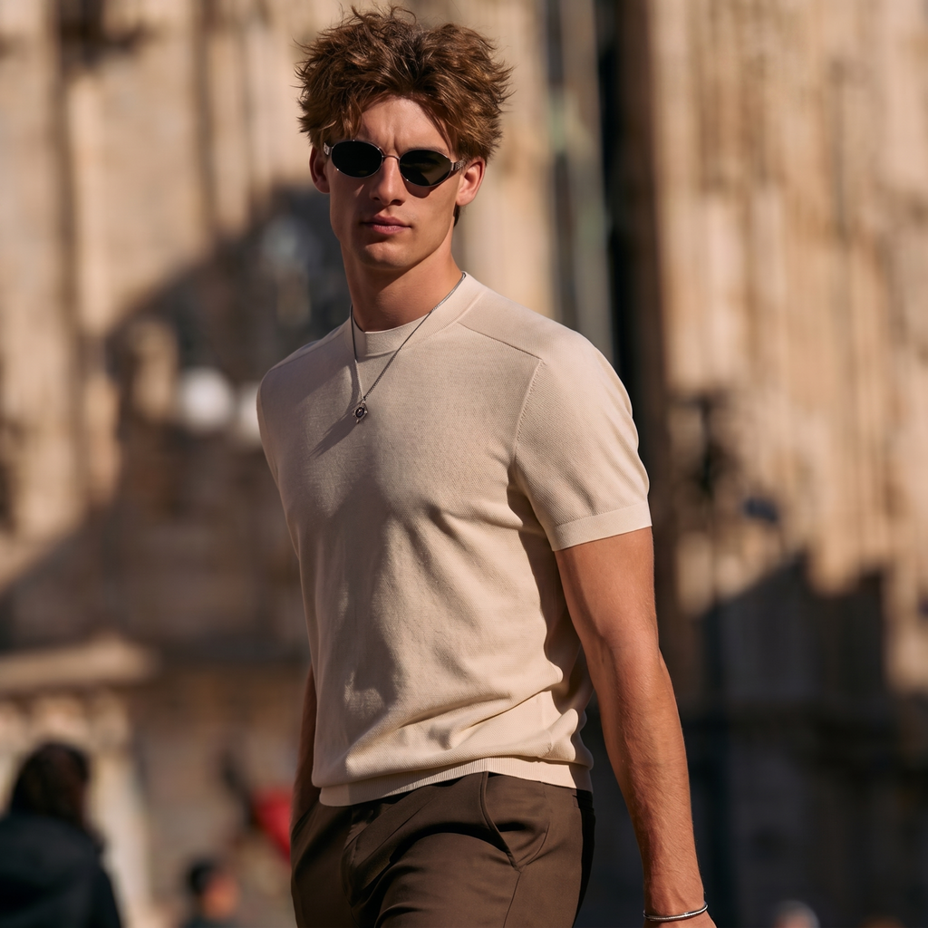 Quiet Luxury Urban Crew Neck T-Shirt