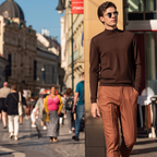 Mock Neck Soft Wool Sweater