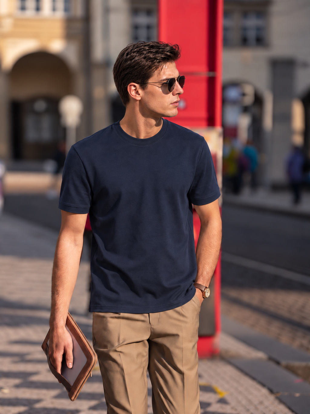 Silk-Blend Modal T-Shirt