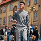 Slim Fit All-Season Basic Wool Sweater
