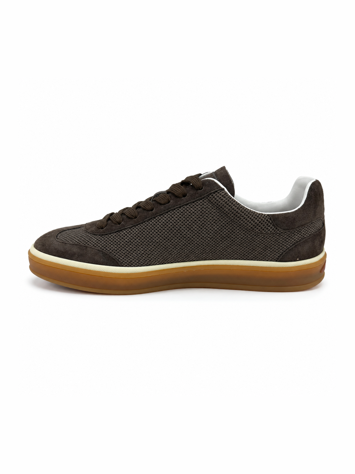 Contrast Suede Sneakers