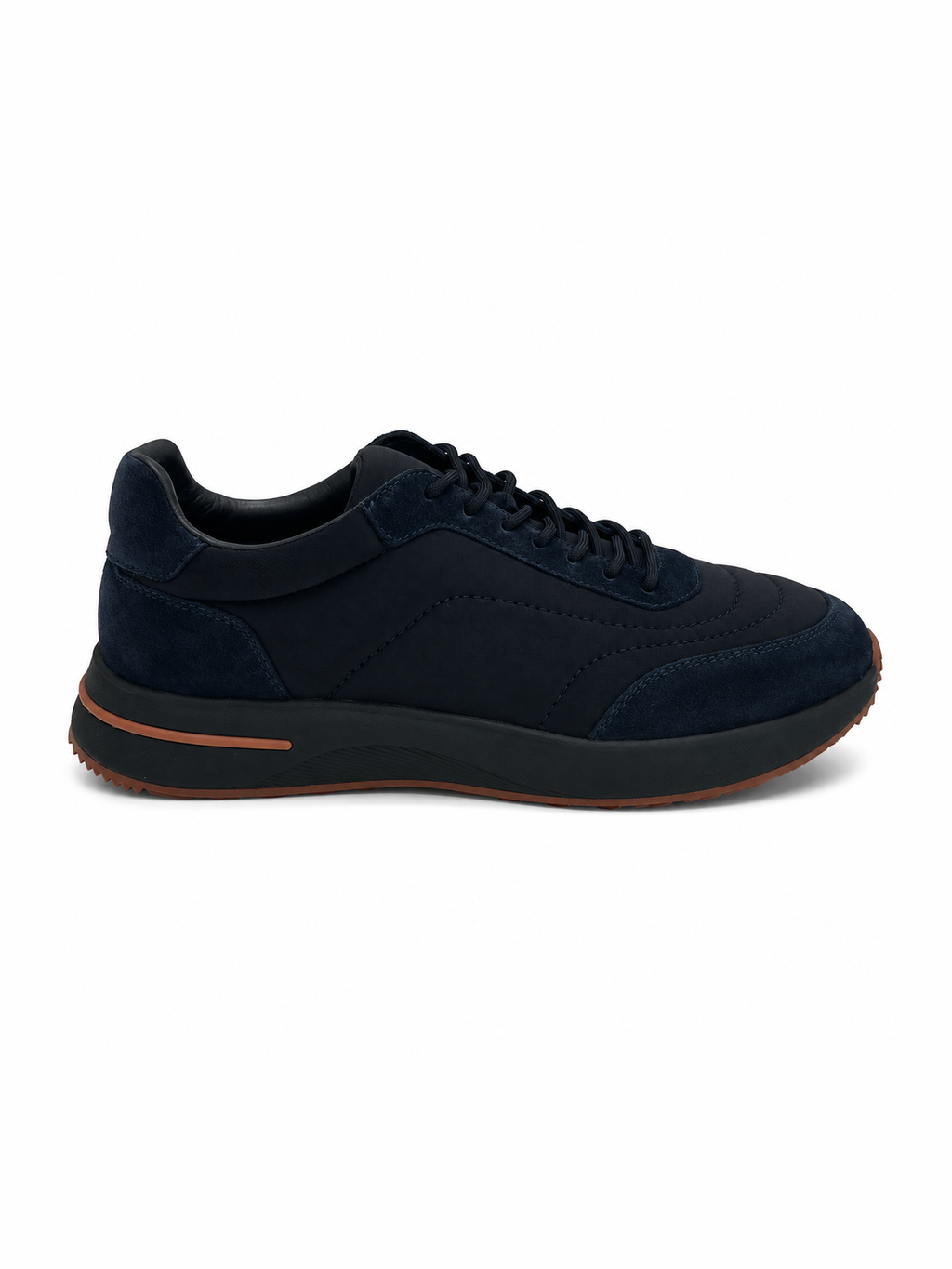 Kontrast-Wildleder-Sneaker
