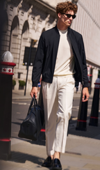 Classic Bomber Style Multi-Match Light Business Jacket