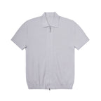 Zip Collar Knit Cardigan