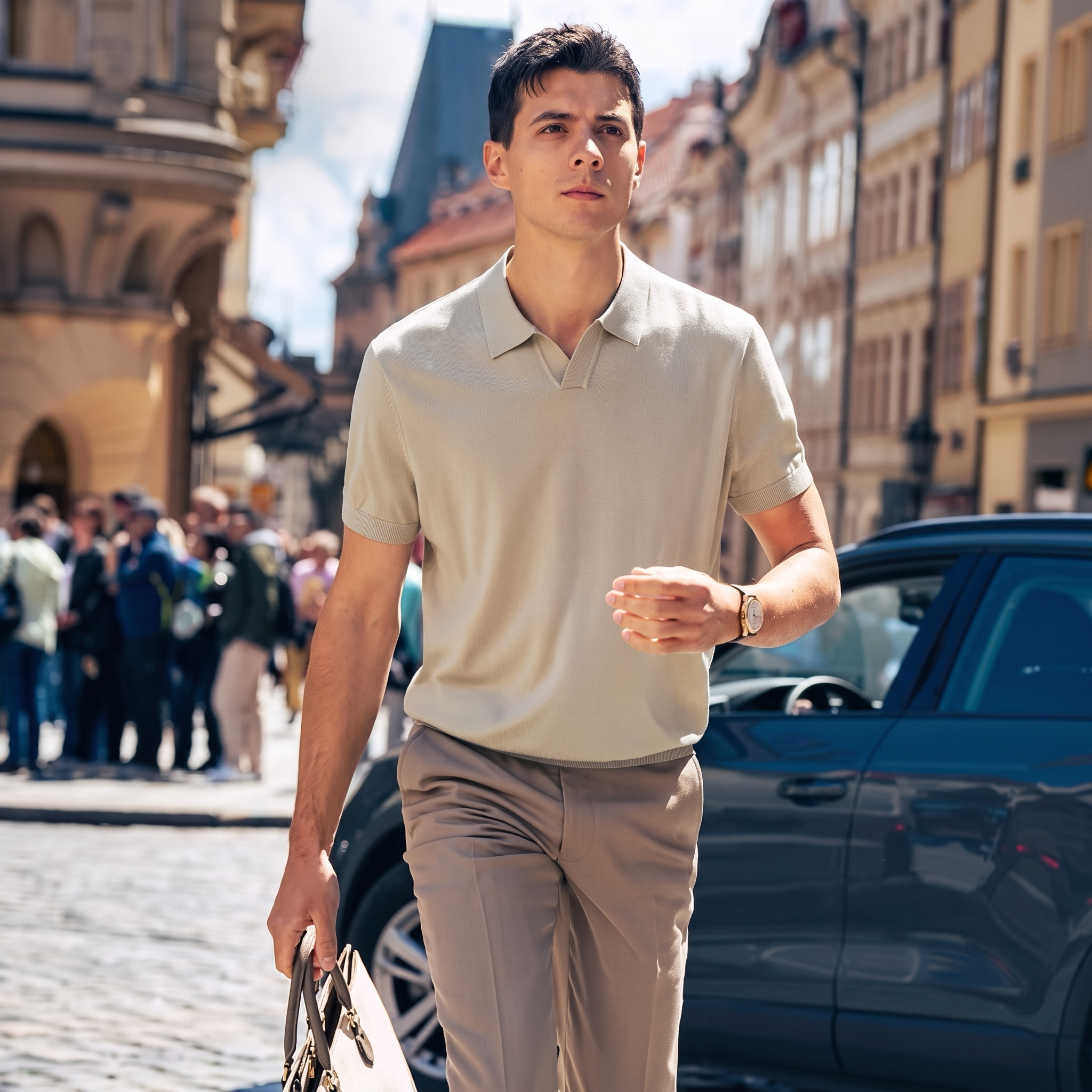 Tailored Minimalist Urban Polo