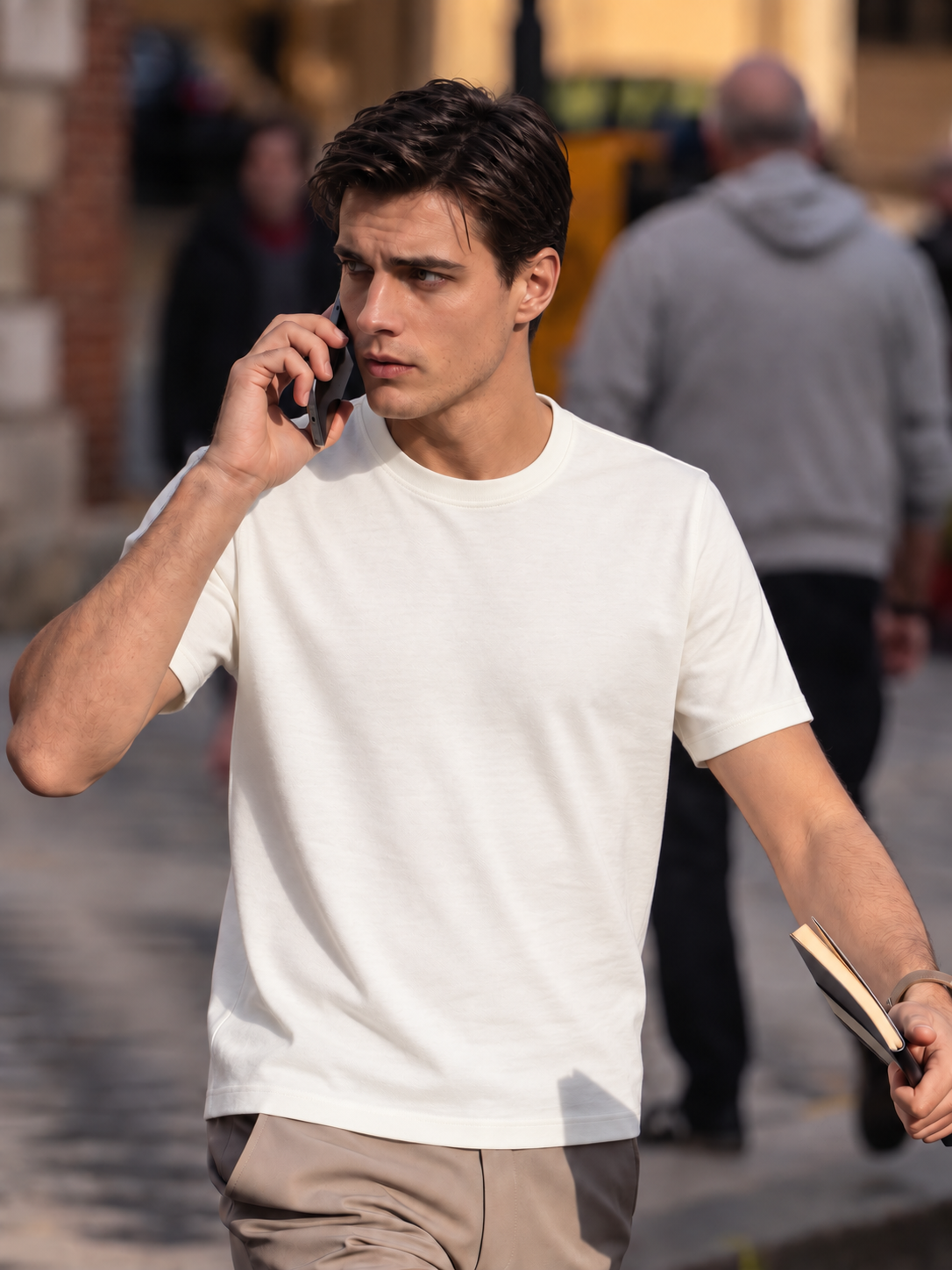Silk-Blend Modal T-Shirt