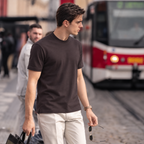 Silk-Blend Modal T-Shirt