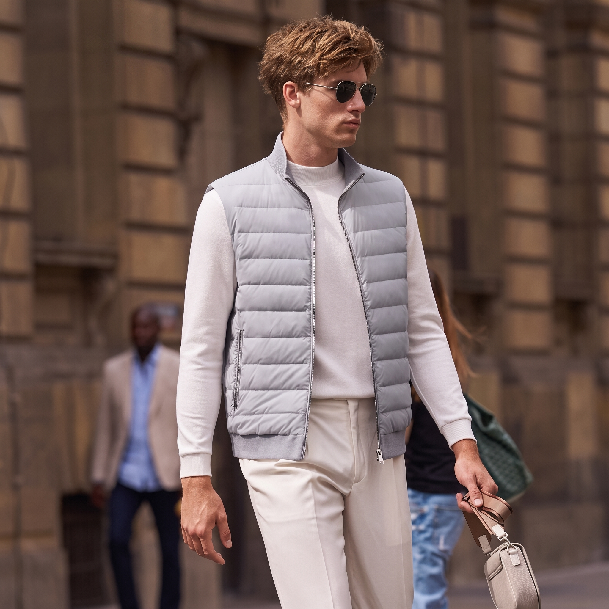 Windproof Slim Layering Down Outerwear