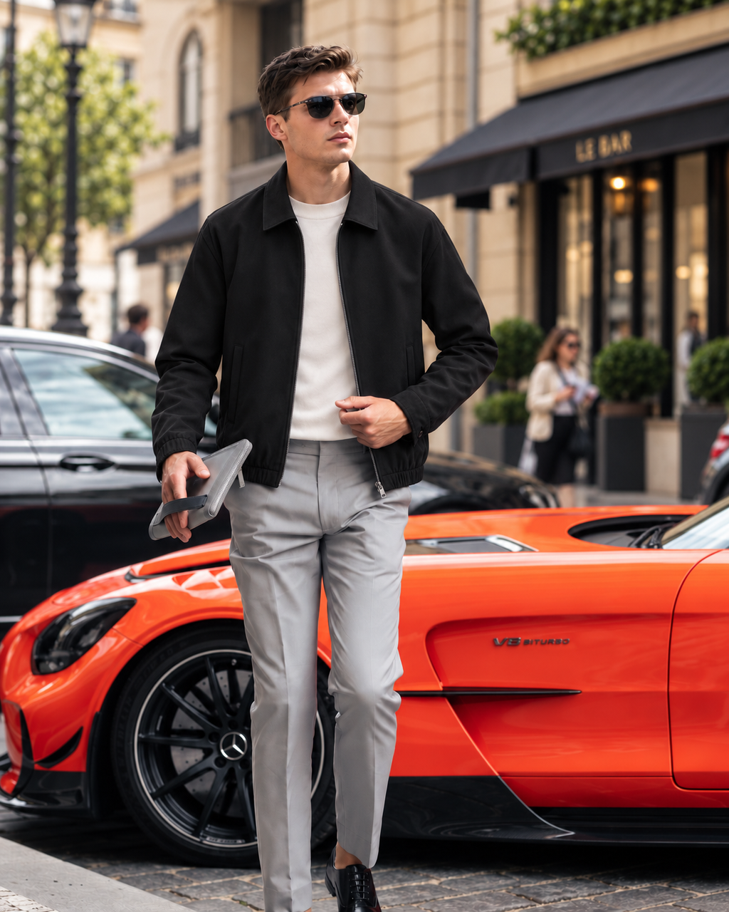 Lightweight Cotton Blend Men’s Casual Overshirt Jacket, Wrinkle Resistant Minimal Everyday Outer Layer