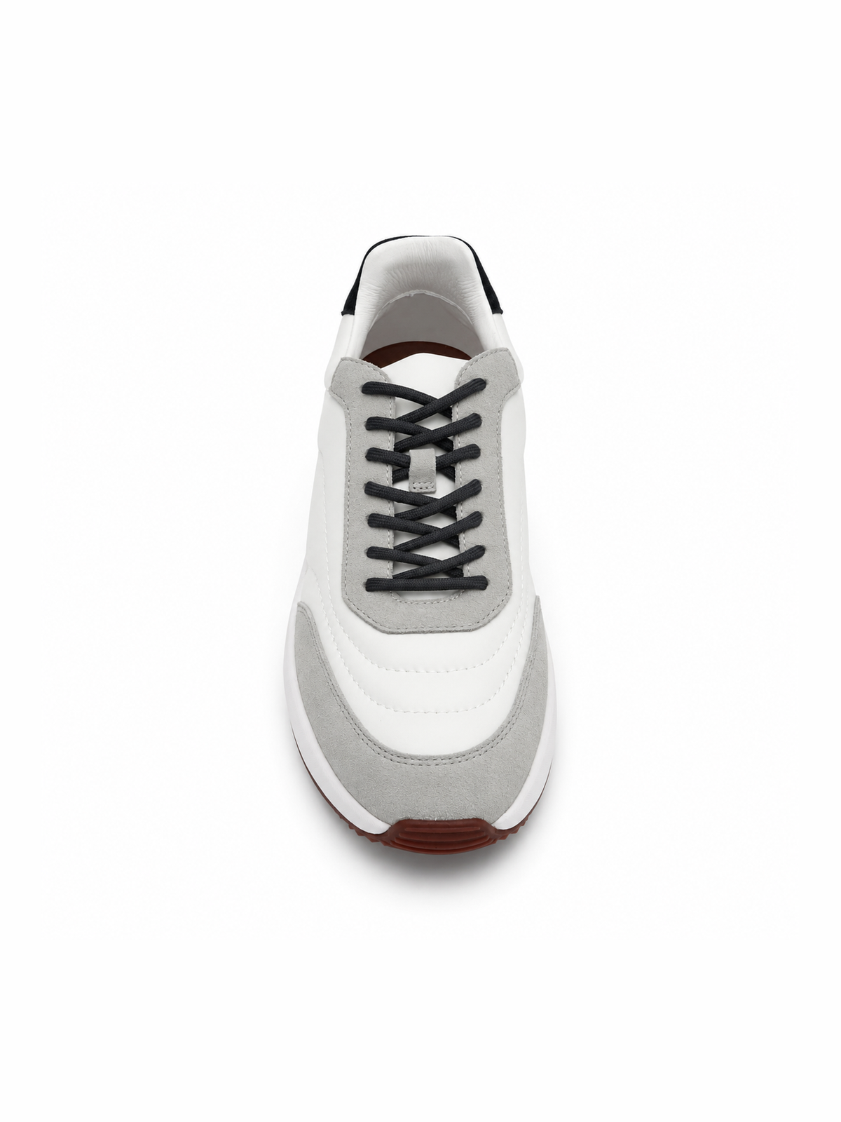 Contrast Suede Sneakers