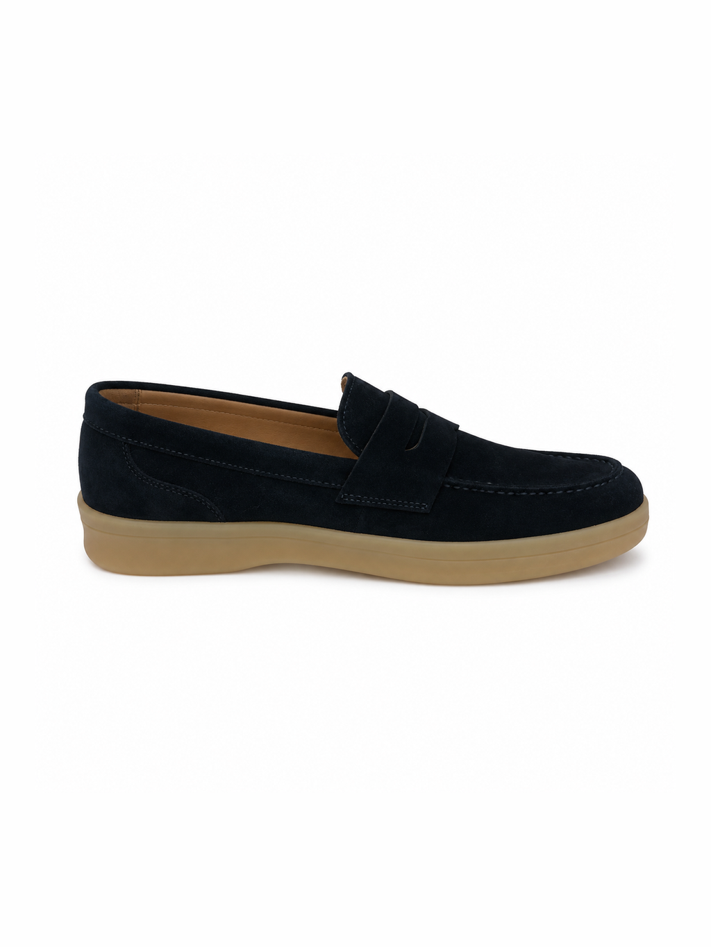 Elevated Suede Penny Loafers