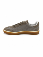 Contrast Suede Sneakers