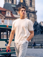 Minimal Textured Quiet Luxury Urban T-Shirt