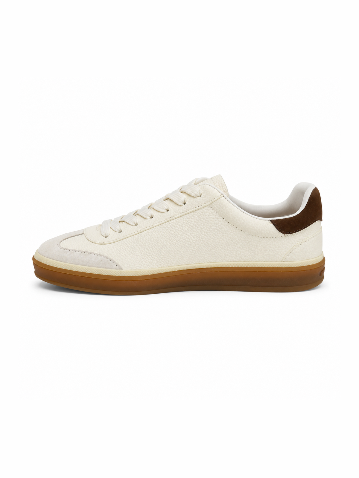Contrast Suede Sneakers