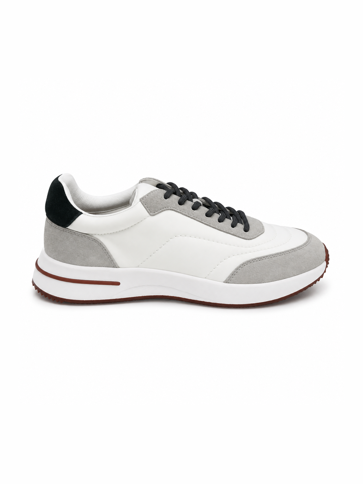 Contrast Suede Sneakers
