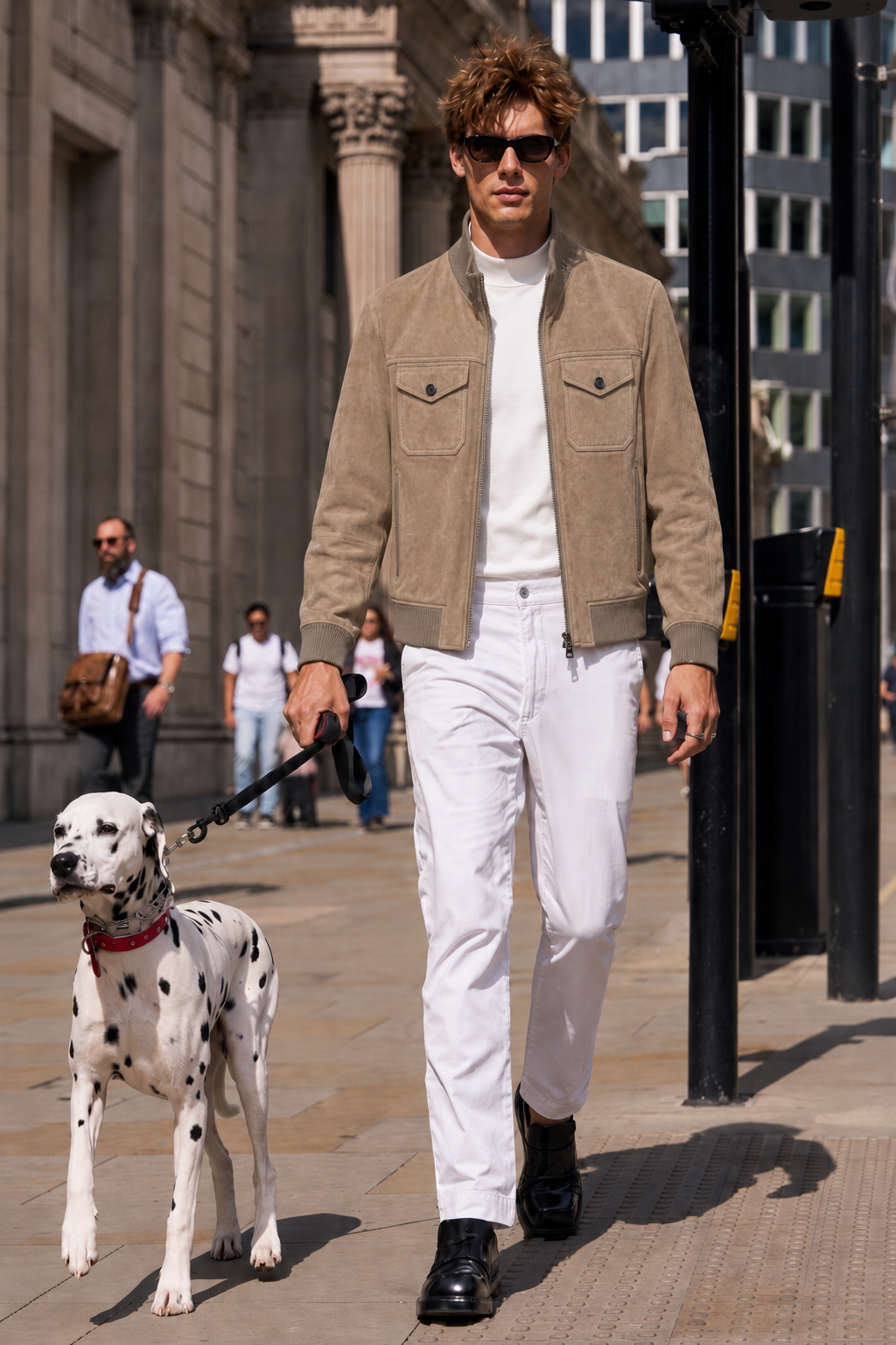 Suede Leather Field Jacket