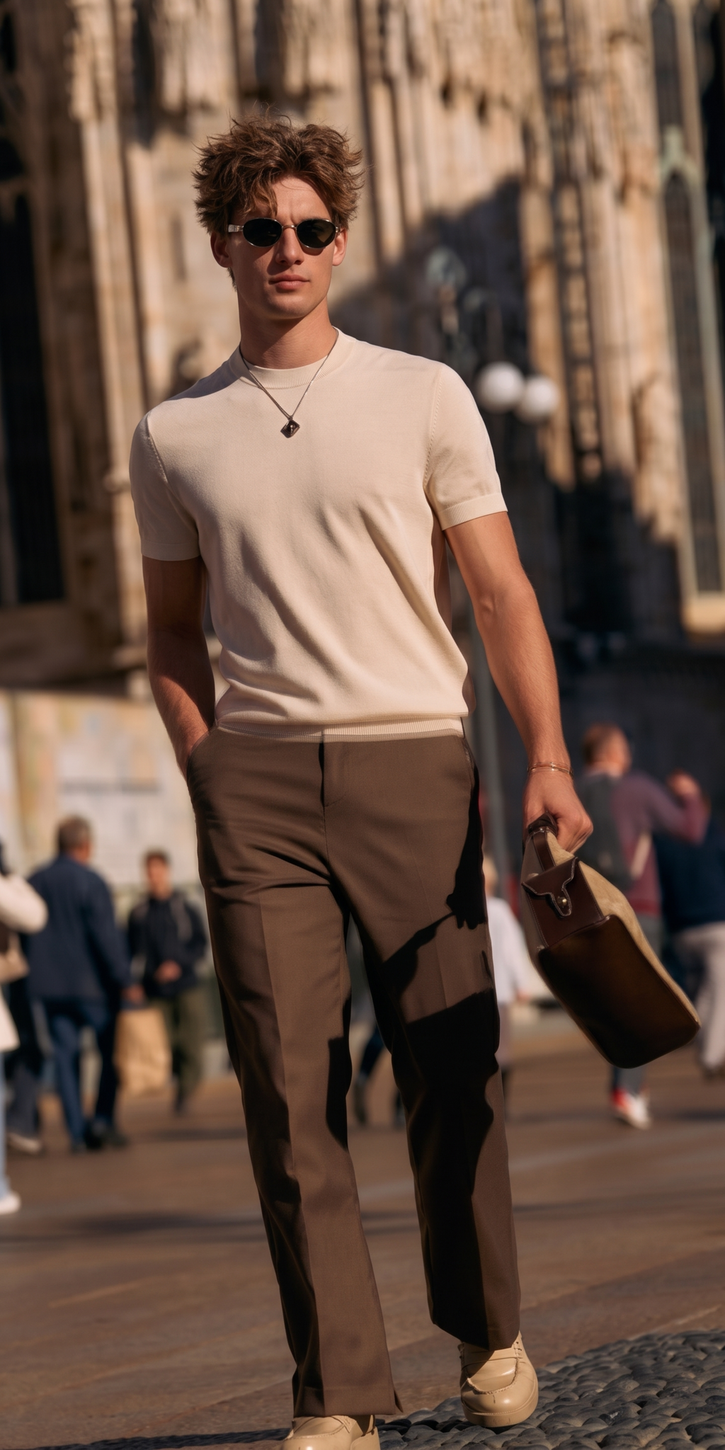 Quiet Luxury Urban Crew Neck T-Shirt