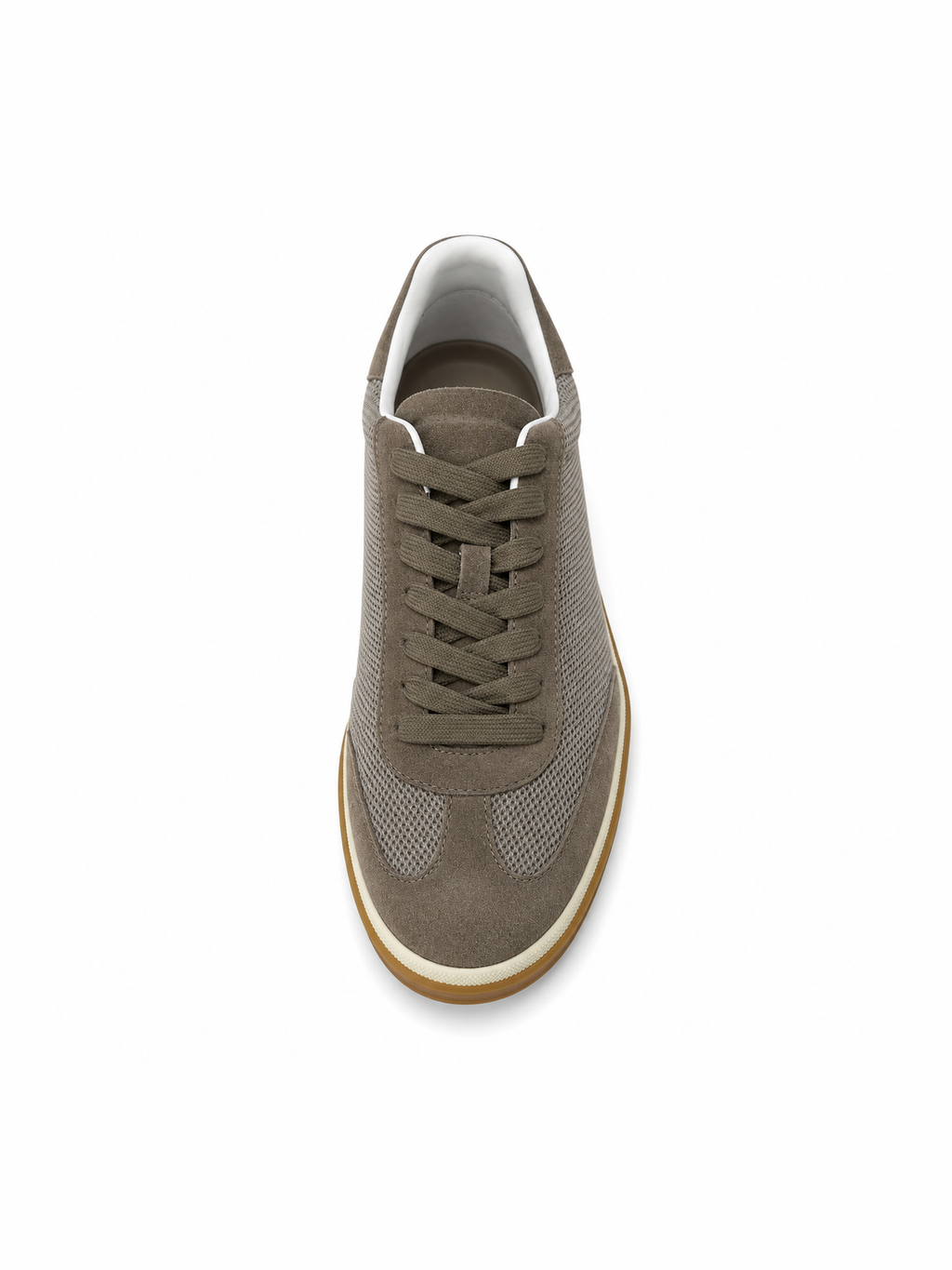 Contrast Suede Sneakers