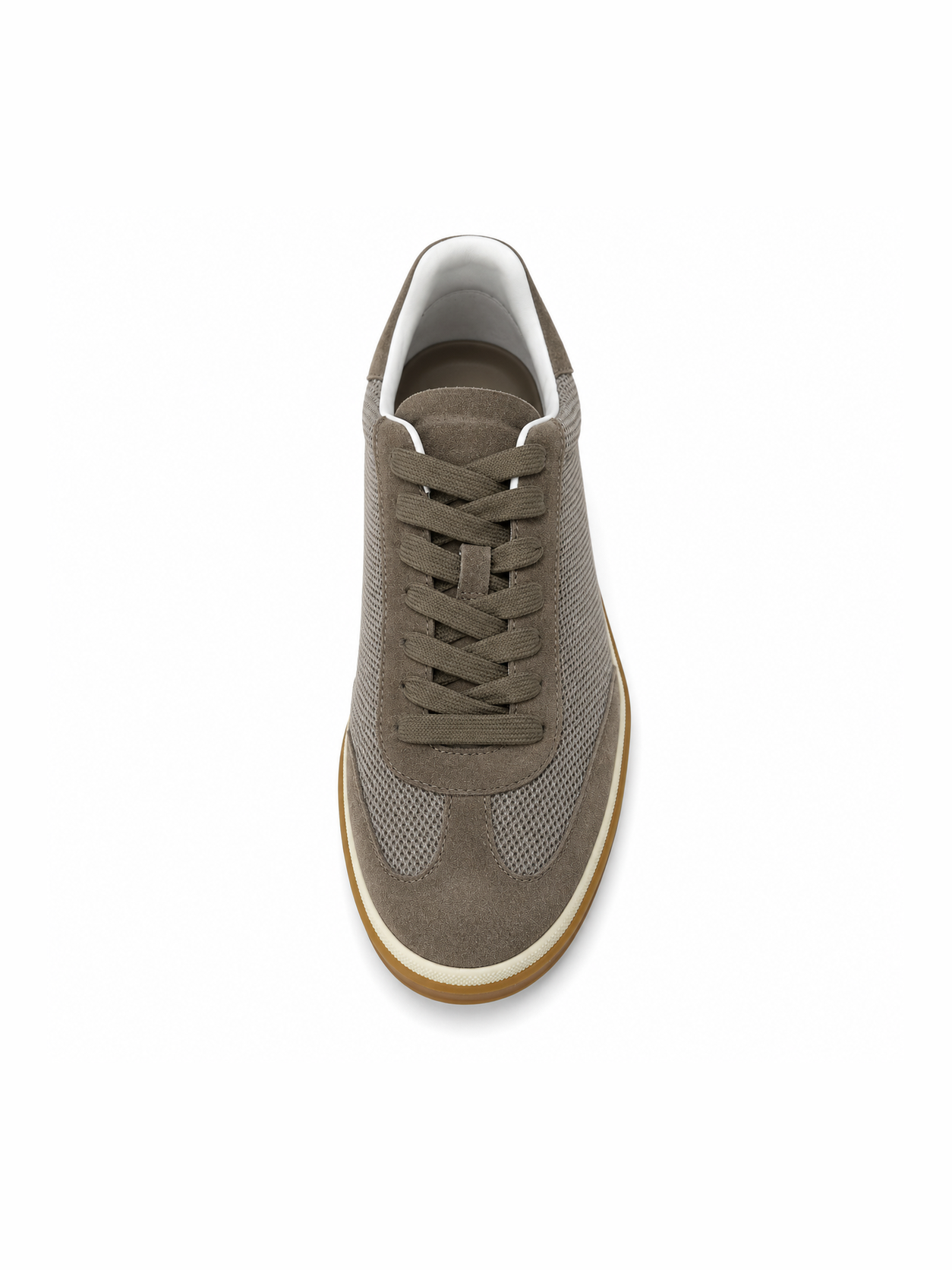 Contrast Suede Sneakers