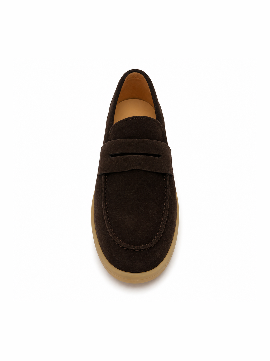 Elevated Suede Penny Loafers
