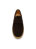 Elevated Suede Penny Loafers