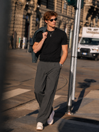 Textured Wool-Blend Knit Tee