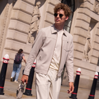 Lapel Zip Workwear Jacket with Chest Pocket