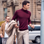Turtleneck Soft Wool Sweater