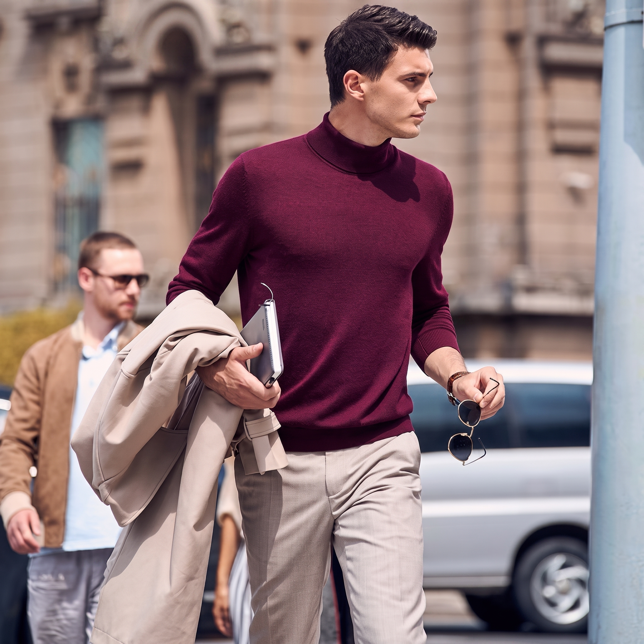Turtleneck Soft Wool Sweater