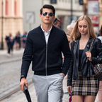 Bomber Collar Full Zip Knit Jackets