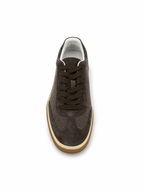 Contrast Suede Sneakers
