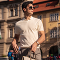 Minimal Ribbed Quiet Luxury Gentleman Polo