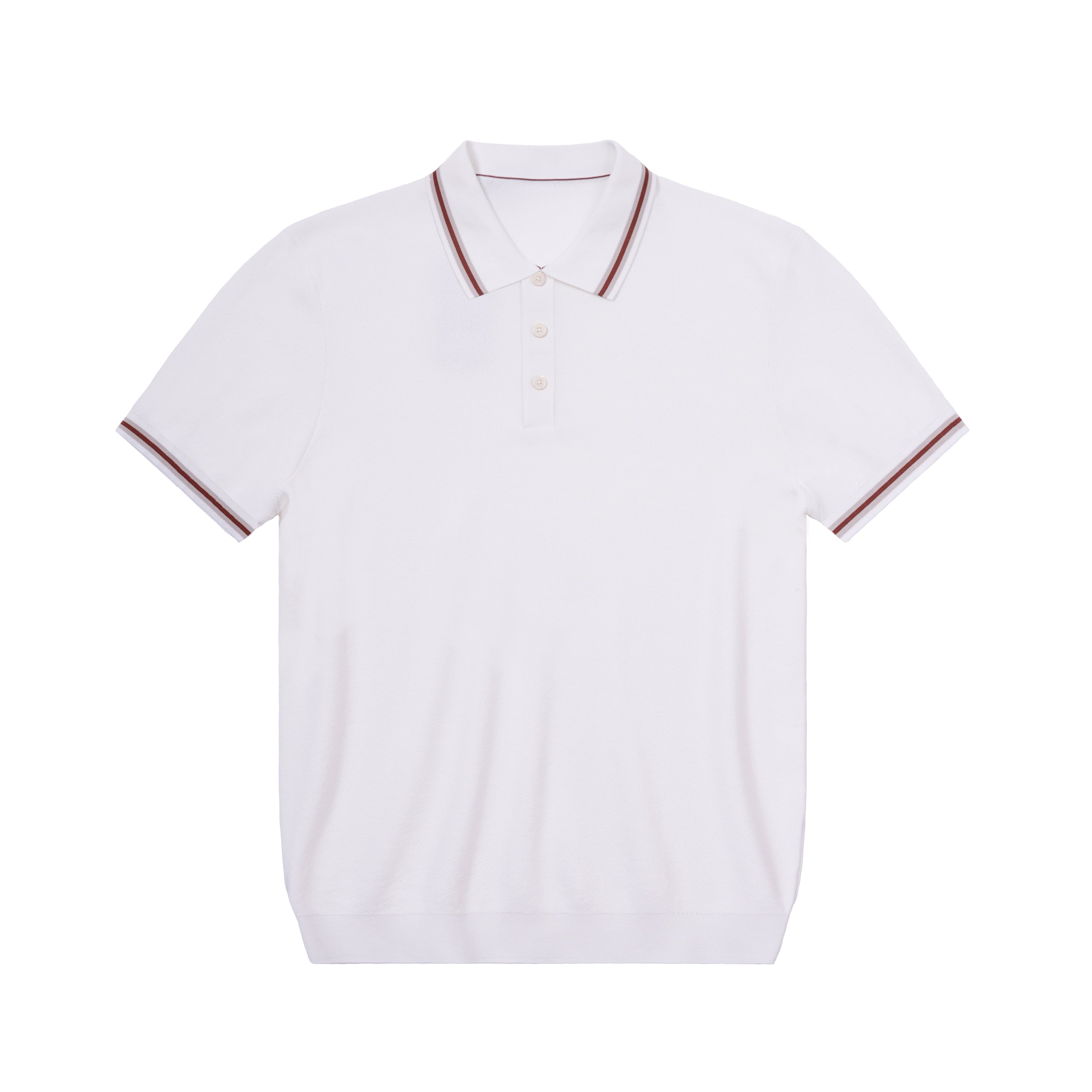 Contrast Trim Knit Polo