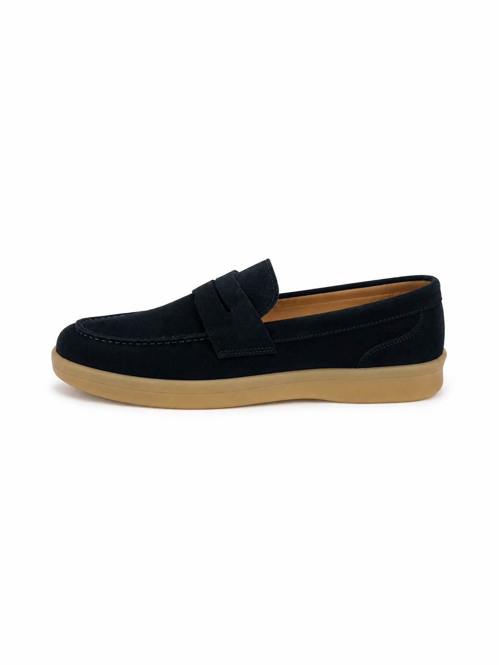 Elevated Suede Penny Loafers