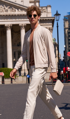 Classic Bomber Style Multi-Match Light Business Jacket