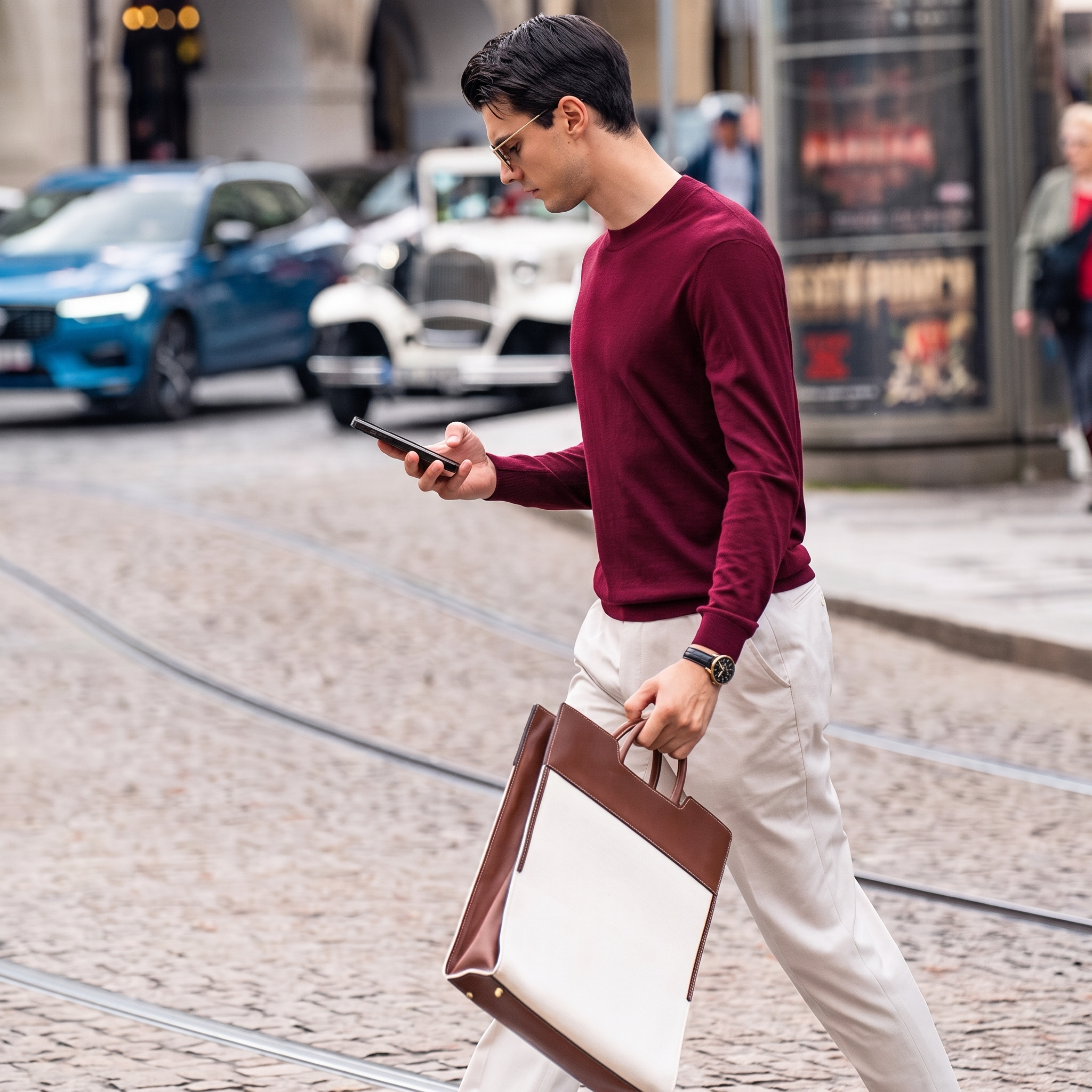Slim Fit All-Season Basic Wool Sweater