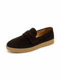 Elevated Suede Penny Loafers
