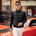 Leather Down Vest