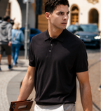 100% Merino Wool Short‑Sleeve Knit T‑Shirt