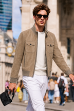 Suede Leather Field Jacket