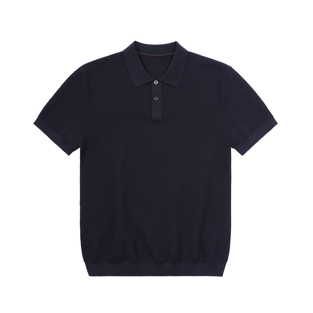 Casual Stretch Knit Polo
