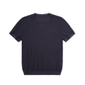 Textured Stripe Cotton Knit T-Shirt