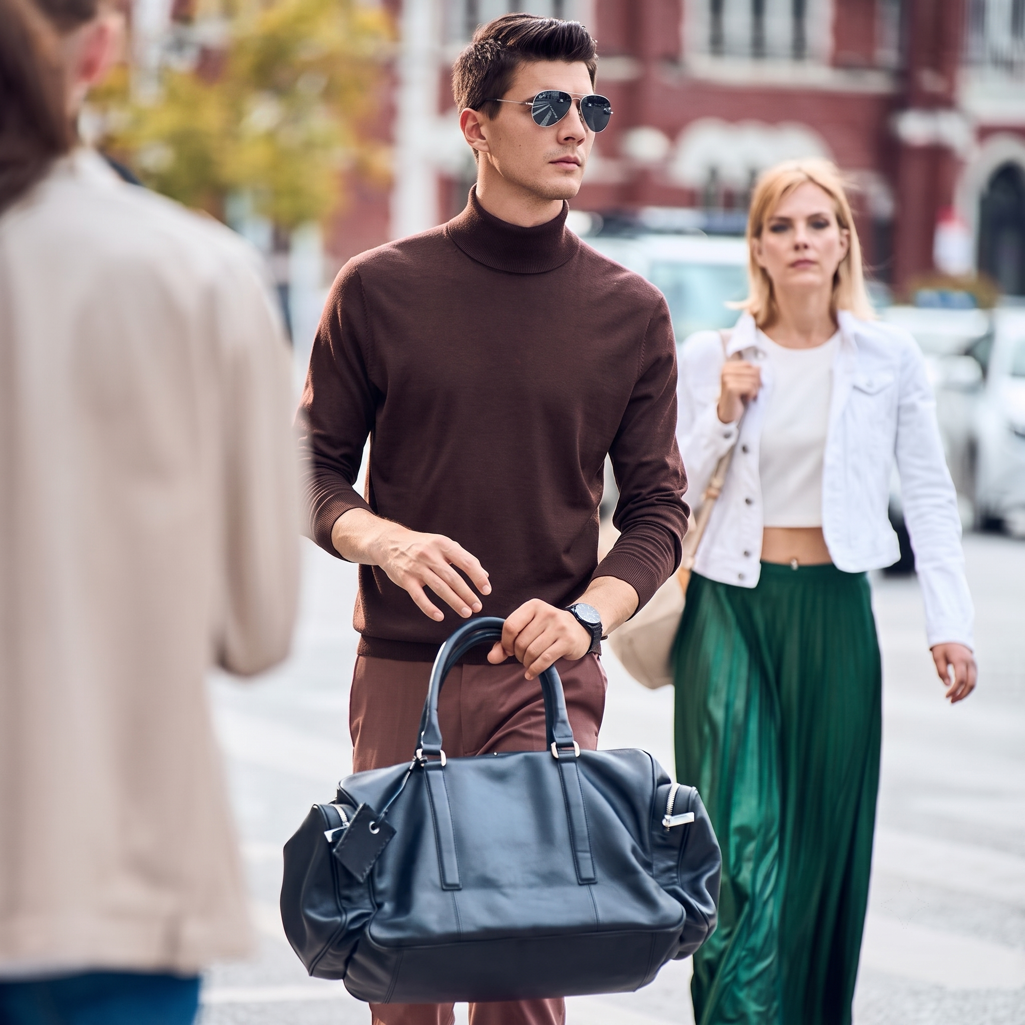 Turtleneck Soft Wool Sweater