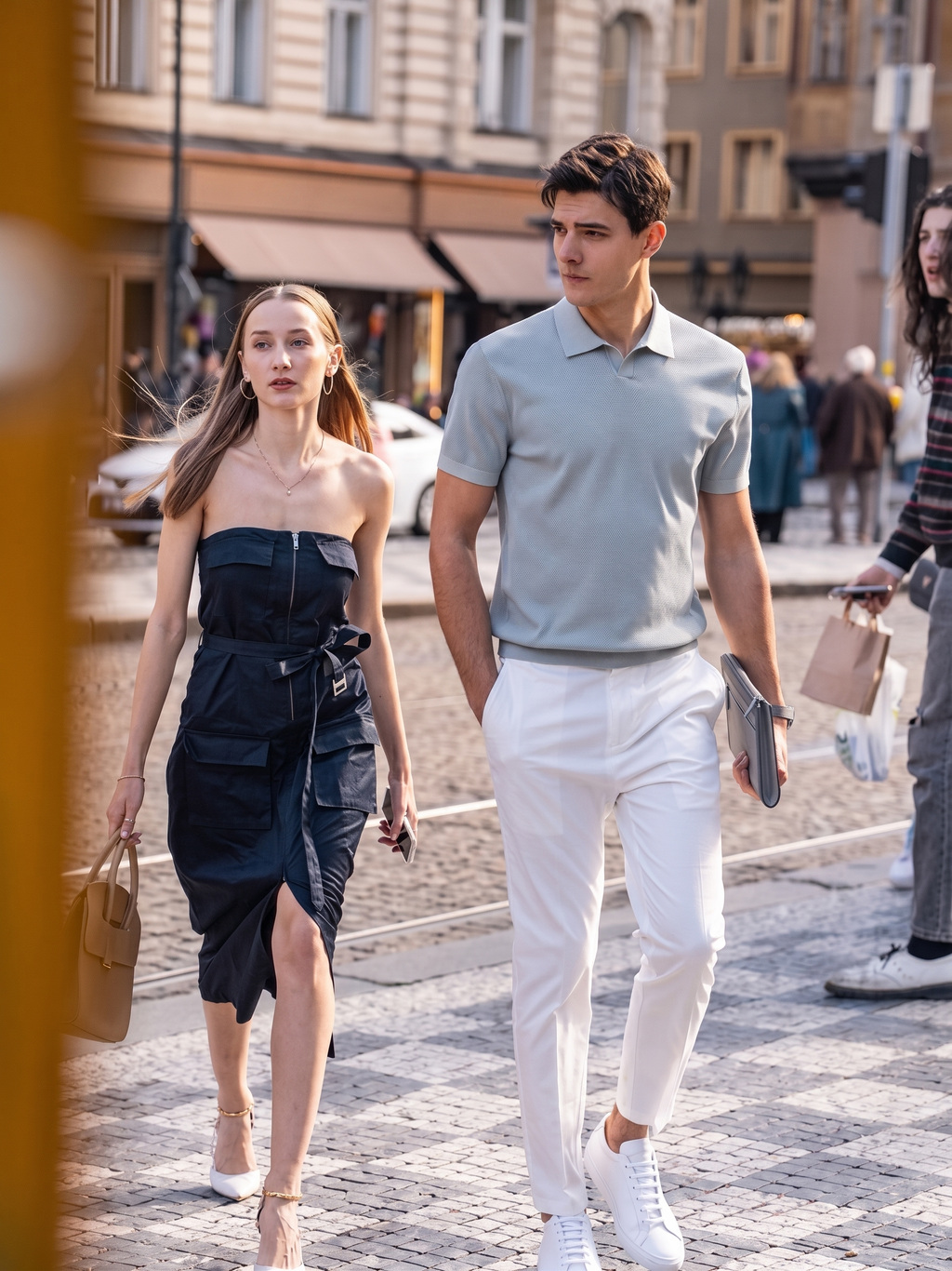 Minimal Ribbed Quiet Luxury Gentleman Polo