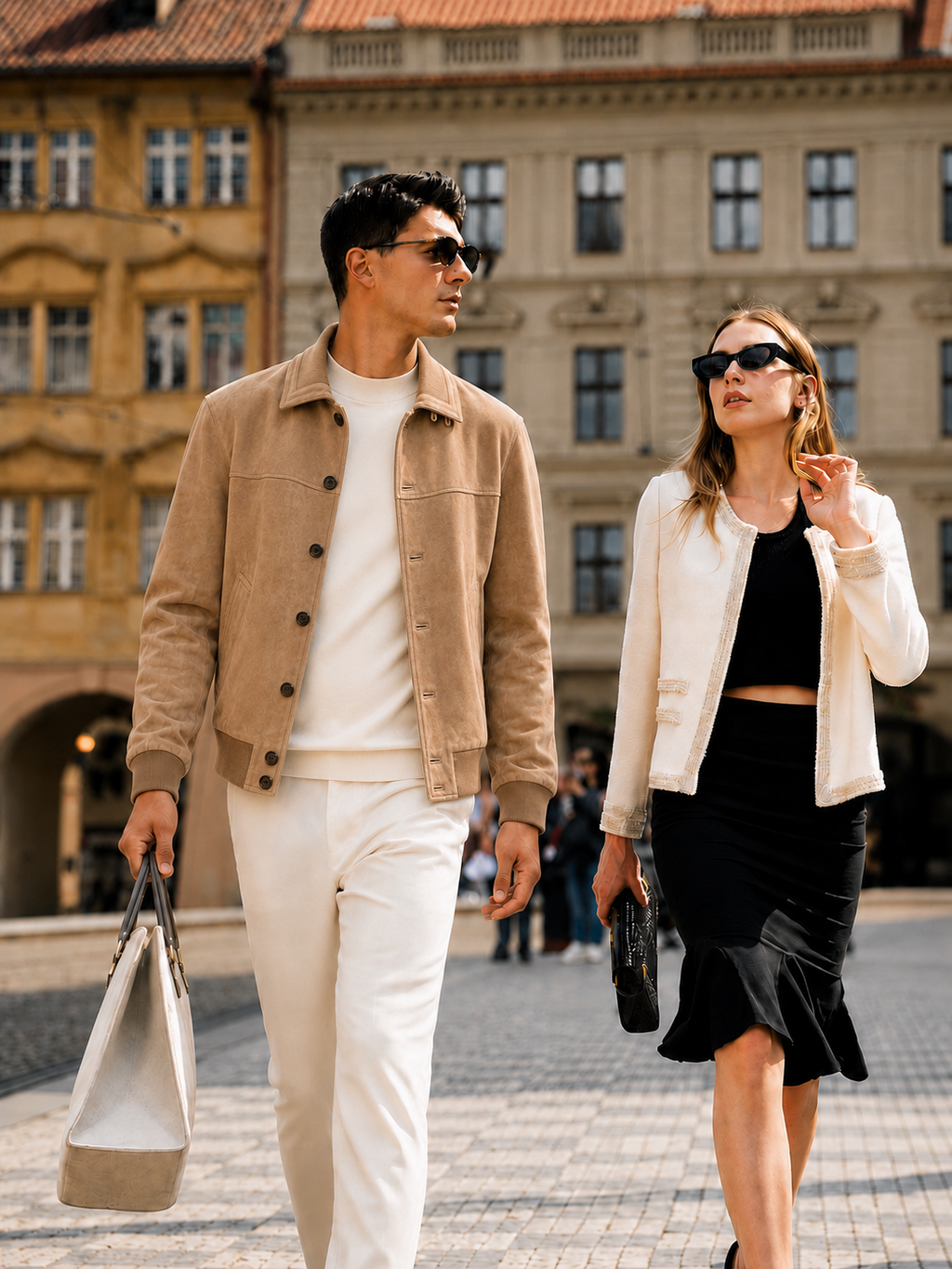 Suede Ribbed Blouson Jacket